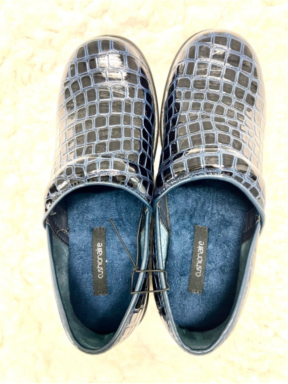NWOT Cushionaire Claire Blue Comfort Clog Women Size 10